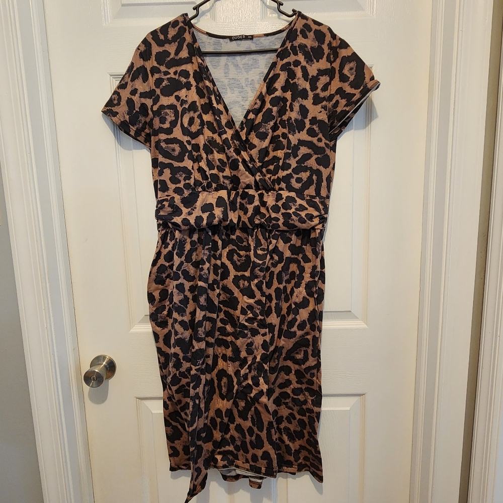 XXL Leopard Print Dress